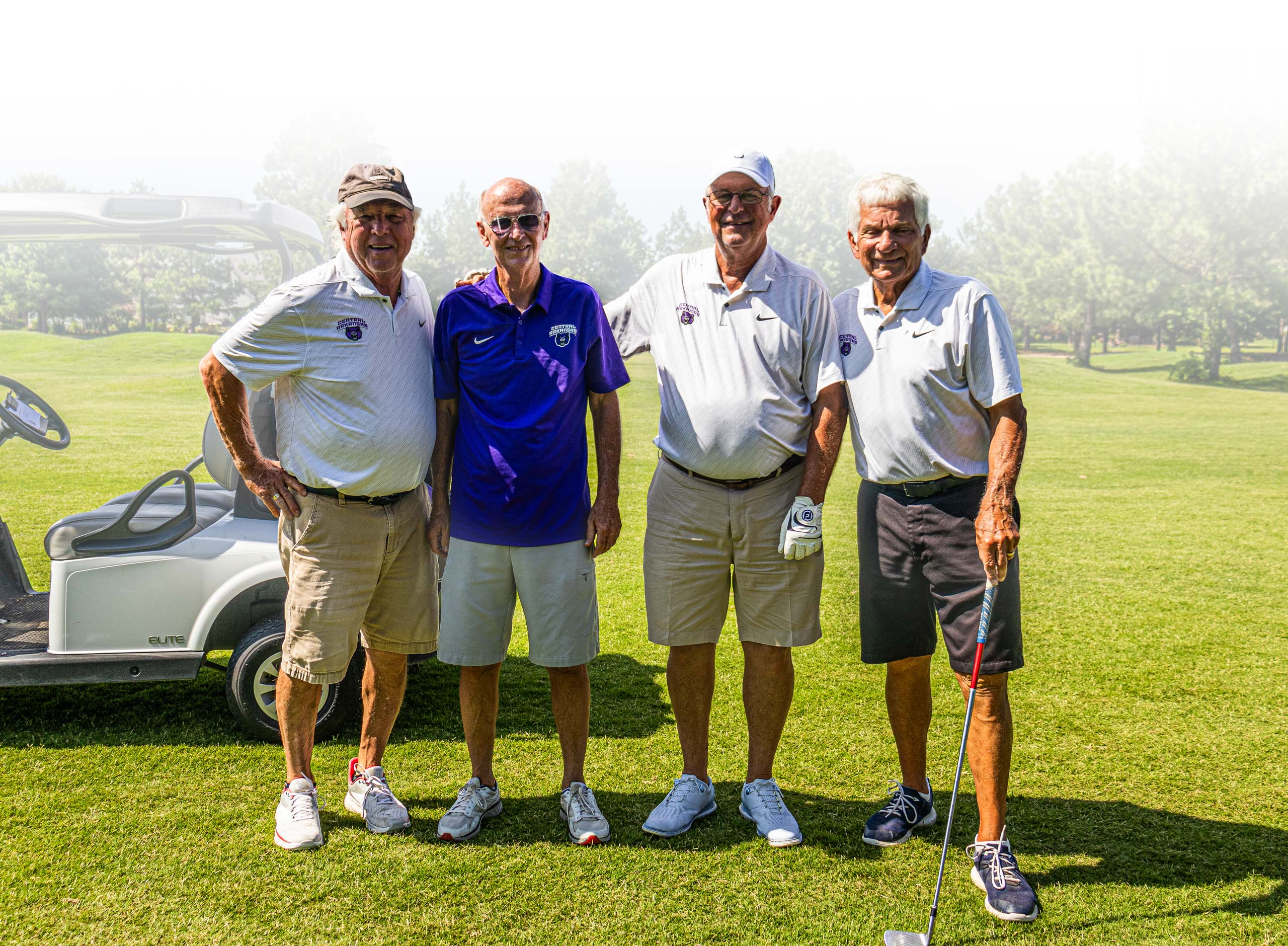 Donors golfing